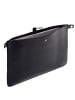 FEYNSINN Leder-Add On Laptophülle 13" echt Leder New-Dame groß | 13 Zoll schwarz in schwarz