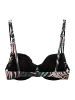 LASCANA Bügel-Bikini-Top in schwarz-bedruckt