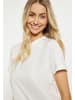 IZIA Damen T-Shirt in Wollweiss