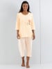 Ascafa Schlafanzüge in apricot + lind