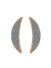 faina Women Earrings in Rose Gold Turquoise