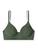 Schiesser Bügel-Bikini-Top Aqua Californian Dream 1er-Pack in khaki