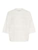 Kaffe Strickpullover KAmonia Loose fit in Chalk