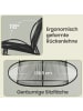 SONGMICS Gartenbank Feliks in Schwarz - (B)138.5 x (H)79 x (T)70 cm