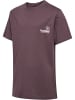 Hummel T-Shirt Hmljr Reg Kinder in BLACK PLUM
