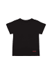 smiler. T-Shirt mini-laugh. in SCHWARZ