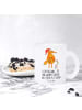 Mr. & Mrs. Panda Glühweinbecher Fuchs Weihnachten mit Spruch in Transparent