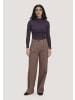 Hessnatur Hessnatur Tweed-Hose Wide Leg Relaxed aus reiner Bio-Baumwolle in wildrose
