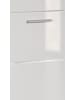 Inn.Furn Hochschrank weiß Hochglanz 74 cm, Badschrank mit 6 Fächern