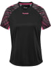Hummel T-Shirt Hmlblaze Damen in BLACK/PINK