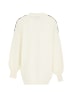 IMANE Damen Strickjacke in Wollweiss