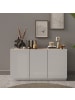 CALICOSY Sideboard mit Türen UTOPIA in Helles Holz - (W) 155  x (H) 87  x (L) 40  cm