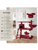 tectake Katzenbaum Marcel 141 cm Diverse Farben - Weinrot