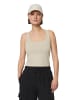 Marc O'Polo Tanktop shaped in linen beige