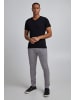 BLEND Warme Basic Jogginghose Stretch Trainingshose Sweatpants BHNERO in Dunkelgrau