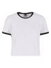 Urban Classics T-Shirts in white/black
