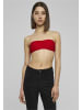 Urban Classics Bandeau Bra in red