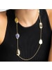 Luxenter Halskette mit blauer Lackierung, veredelt mit 18 Karat Gold – Talyu