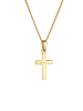 Elli Halskette 585 Gelbgold Kreuz in Gold