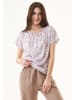 Organication Bluse "WOR15105" in Farbwellen Lavendel