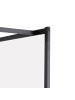 Beliani Duschwand ACULEO in Schwarz - (W) 90 x (H) 195 cm