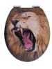 Wenko WC-Sitz Lion mit 3D-Effekt, WC-Sitz Mod. Lion mit 3D-Effekt in Mehrfarbig