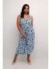 KAFFE curve Overall KCisma Loose fit in Blue Tone Graphic Flower