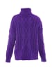 myMo Damen Rollkragenpullover in LILA