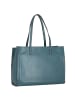 The Bridge Shopper Tasche Leder 36 cm in sky with gold