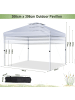 COSTWAY 3x3m Pop-Up Pavillon in Silber