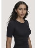 Hessnatur Hessnatur T-Shirt PURE FUNCTION aus Bio-Merinowolle mit Seide in schwarz