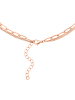 Steel_Art Layering Halskette Damen mit Perle Conny rose goldfarben in rosegoldfarben