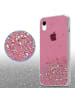 cadorabo Hülle für Apple iPhone XR Glitter in Rosa mit Glitter