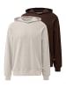 S. Oliver Sweatshirt / Hoodie Basic in Braun / creme