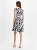 Ambiance Kleid in schwarz weiß - 0002