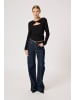 My Essential Wardrobe Langarm-Shirt BustaMW Slim fit in Black