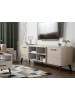 Beliani TV-Schrank ALLOA in Braun/Grau - (W) 180 x (H) 60 x (L) 40 cm