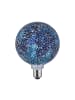 paulmann LED G125 Miracle Mosaic 470lm blue dim E27 2700K 230V F