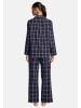 Seidensticker Schlafanzug Classic Flanell in Navy