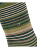 Burlington Socken Stripe in Forest