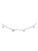 ANELY Halskette LOVE Edelstahl 40 cm in Silber