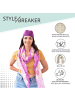 styleBREAKER Schal mit Batik Muster in Gelb-Orange