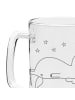 Mr. & Mrs. Panda Gravur Bierkrug Einhorn Sternenhimmel ohne Spruch in Transparent