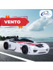 Coemo Autobett VENTO SPORT Kinderbett mit Lattenrost in Weiß