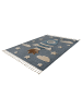 Teppich Boss Kurzflor Teppich Malte 416 - Blau