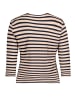 Betty Barclay Shirtjacke mit Rippenstruktur in Beige/Dark Blue