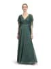 Vera Mont Abendkleid im Glitzer-Look in Dark Green/Grey