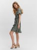 Vero Moda Kurzes Wickel Kleid mit Rüschen VMHENNA in Grün