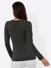 creation L Modal-Baumwoll-Pullover in graphit