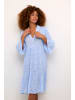 Kaffe Kleid KAhera A-shape in Vista Blue / Chalk Flower